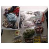 Bin Full of Cording & Ribbon Accents