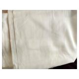 (6) Panels of Cream & White Cottons 2-2.5 Yards Each