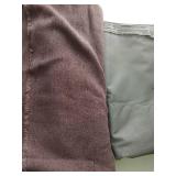 Very Heavy and Large Brown & Grey/Green Fabric Cuts