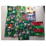(14) Cotton Holiday Themed Fat Quarters
