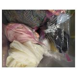 Bin of Laces, Velvets, Silks & Fine Knits