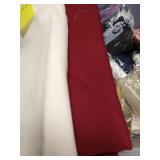 Bin of Silks, Satins, Crushed Velvets, Etc.