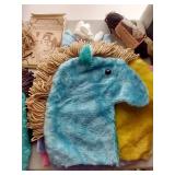 Vintage Children's Stick Horse Making Kit & Western Transfers