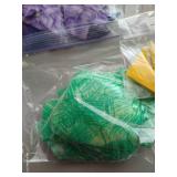 Bright Kid Cottons, Flower Panel, Prairie Points; Blue Backing