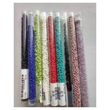 (10) Tubes of Seed Beads