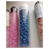 (5) Tubes 0f Seed & Bugle Beads