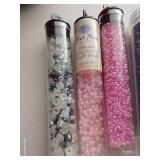(5) Tubes 0f Seed & Bugle Beads