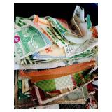 Big Tote of Upholstery, Silk & Other Fabric Samples