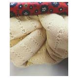 Vintage Soft Woven Knits & Cotton Flower Print