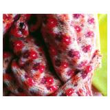 Vintage Soft Woven Knits & Cotton Flower Print