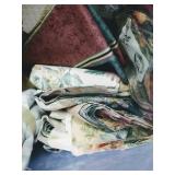 Tote w/Many Yards of Thick Upholstery Materials