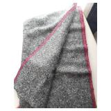 Three Yards Heavy Woven Wool Blanket- Style Material, 60' Wide