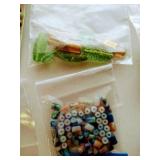 Semi-precious Gemstones, Metallic Wire, Glass Beads, Etc