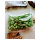 Semi-precious Gemstones, Metallic Wire, Glass Beads, Etc