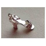 925 Silver Women's Sandal Charm