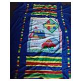 Children's Quilt Top, Fabric Backing & Insect Print