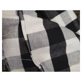 Large Cuts of Plaid Wool Feel Fabrics
