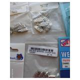 Various Jewelry Clasps, Ribbon Ends, Etc