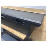 Northern Tool + Equipment Low-Profile Crossover Truck Toolbox with Removable Tray, 69in. x 20in. x 13in., Aluminum, Textured Matte Black, Pull Handle Latches Northern Tool + Equipment Low-Profile Crossover Truck Toolbox with Removable Tray, 69in. x 20in. x 13in., Aluminum, Textured Matte Black, Pull Handle Latches