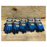 Bellingham Wonder Grip Female Dipped Gloves Black/Blue Medium (lot of 5) Bellingham Wonder Grip Female Dipped Gloves Black/Blue Medium (lot of 5)