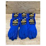 Wells Lamont Work and Home Chemical Gloves Blue Large (lot of 6) Wells Lamont Work and Home Chemical Gloves Blue Large (lot of 6)