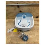 *Homedics Bubble Bliss Deluxe Foot Spa Surrounds Your feet with Massaging Bubbles - Blue, (14.75 x 6.75 x14) *Homedics Bubble Bliss Deluxe Foot Spa Surrounds Your feet with Massaging Bubbles - Blue, (14.75 x 6.75 x14)