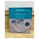*Homedics Bubble Bliss Deluxe Foot Spa Surrounds Your feet with Massaging Bubbles - Blue, (14.75 x 6.75 x14) *Homedics Bubble Bliss Deluxe Foot Spa Surrounds Your feet with Massaging Bubbles - Blue, (14.75 x 6.75 x14)