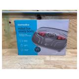 Homedics Vibration Foot Massager with Soothing Heat, Gray Homedics Vibration Foot Massager with Soothing Heat, Gray