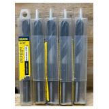 Irwin Silver and Deming Drill Bit 19/32' lot of 5 Irwin Silver and Deming Drill Bit 19/32' lot of 5
