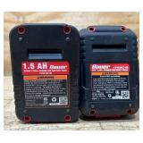 Bauer Lithium-ION Battery Pack 1.5/3AH lot of 2 Bauer Lithium-ION Battery Pack 1.5/3AH lot of 2