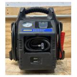 Strongway 12V Lead-Acid Jump Starter and Power Pack, 900A Peak, 250 PSI Air Compressor #6106068 Msrp $99.99 Strongway 12V Lead-Acid Jump Starter and Power Pack, 900A Peak, 250 PSI Air Compressor #6106068 Msrp $99.99