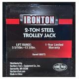 IRONTON 2-Ton Steel Trolley Jack #88875 IRONTON 2-Ton Steel Trolley Jack #88875