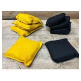Cornhole Bean Bags Black/Yellow Cornhole Bean Bags Black/Yellow