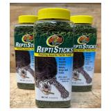 ReptiSticks Turtle Food lot of 3 ReptiSticks Turtle Food lot of 3