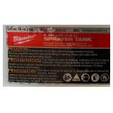 Milwaukee 2 Gallon Sprayer Tank Cat No. 2528-20 Milwaukee 2 Gallon Sprayer Tank Cat No. 2528-20