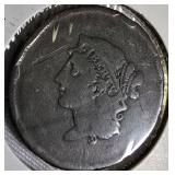 1839 Liberty Head Large Cent, featuring a 9 over 6 error. 1839 Liberty Head Large Cent, featuring a 9 over 6 error.