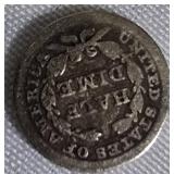 1853 Seated Liberty Half Dime 1853 Seated Liberty Half Dime