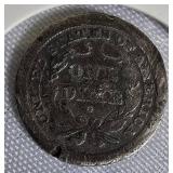 1841 - O - Seated Liberty Dime, Type 2, with Stars and Drapery. 1841 - O - Seated Liberty Dime, Type 2, with Stars and Drapery.