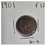 Indian Head Small Cents from the years 1897, 1898, 1901, and 1902. Indian Head Small Cents from the years 1897, 1898, 1901, and 1902.