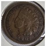 Indian Head Small Cents from the years 1903,1904,1905,& 1906 Indian Head Small Cents from the years 1903,1904,1905,& 1906