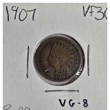 Indian Head Small Cents from the years 1907 & 1908 Indian Head Small Cents from the years 1907 & 1908