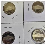 Jefferson Nickel Proof Clad from the years 2011, 2012, 2013, and 2015: Jefferson Nickel Proof Clad from the years 2011, 2012, 2013, and 2015: