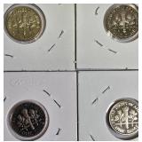 Roosevelt Dime's Proof Clad coins from 2020-2023 were made at the San Francisco mint. Roosevelt Dime's Proof Clad coins from 2020-2023 were made at the San Francisco mint.