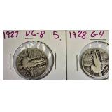 Standing Liberty Quarters 1927- 1928 Standing Liberty Quarters 1927- 1928