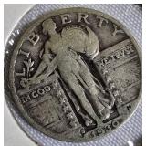 Two Standing Liberty Quarters minted in 1930's Two Standing Liberty Quarters minted in 1930's