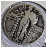 Two Standing Liberty Quarters minted in 1930's Two Standing Liberty Quarters minted in 1930's