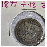 1877 Seated Liberty Quarter. 1877 Seated Liberty Quarter.