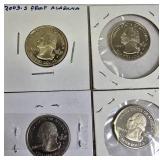 Proof clad Washington Quarters from the years 2003,2005 & 2007 from the S mint: Proof clad Washington Quarters from the years 2003,2005 & 2007 from the S mint: