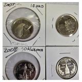 Proof clad Washington Quarters from the years 2000,2007 & 2008 from the S mint: Proof clad Washington Quarters from the years 2000,2007 & 2008 from the S mint: