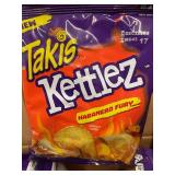 TX 4 - Takis Kettlez Habanero Fury 2.5 oz Potato Chips 20-Pack TX 4 - Takis Kettlez Habanero Fury 2.5 oz Potato Chips 20-Pack